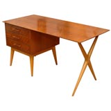 Renzo Rutili Partner's Desk for Johnson Furniture
