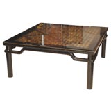 Antique Square Panel Coffee Table