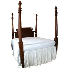 Rare Queen Sized Pennsylvania Tall  Four Post Bed