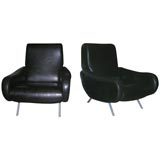 Pair of Marco Zanuso Lady chairs Pair of Marco Zanuso Lady chairs