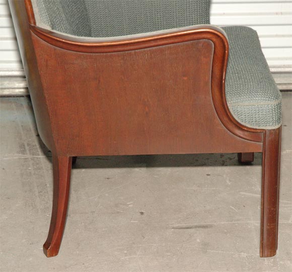 Frits Henningsen Highback Armchair For Sale 2