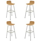 Set of Four Charlotte Perriand Bar Stools