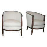 #3319 Pair of French 1930's Bergere Chairs