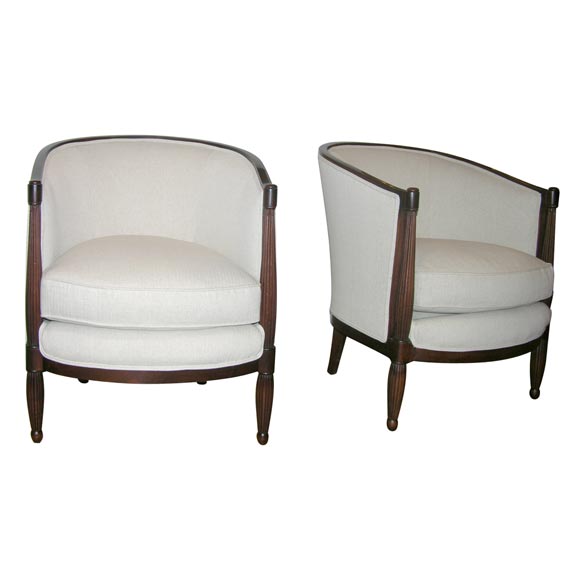 #3319 Pair of French 1930
s Bergere Chairs