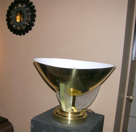 Exceptional lamp by Jean Perzel