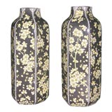 Pair of Royal Doulton decorated porcelain vases