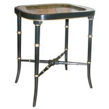 Chinoiserie Papier Mache Tray on Stand