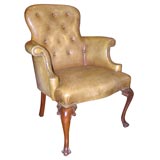 Georgian Style Tan Leather Desk Chair
