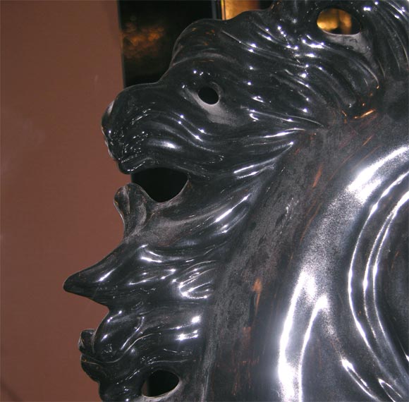 Black Ceramic Horse Head 1