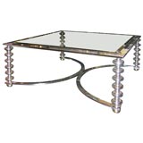 Chrome and Glass Coffee Table Chrome and Glass Coffee Table