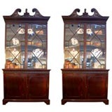 Pair of Chippendale Bookcases