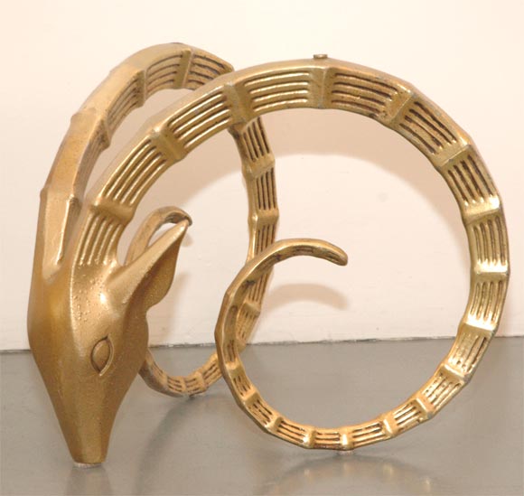 American Gilded Rams Heads