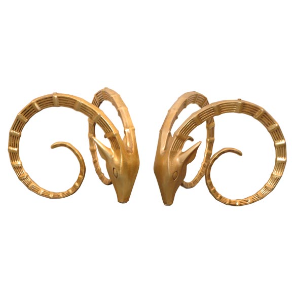 Gilded Rams Heads