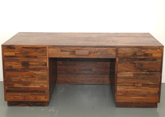 Rosewood Butcher Block Desk