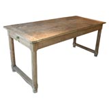 Antique French Bread Table
