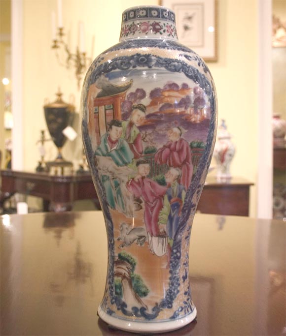 Chinese "Mandarin palette" Vase