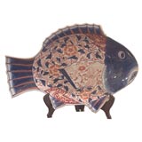 19th Century  Large Imari Fish Dish c. 1850