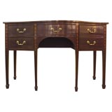 19th Century Serpentine-front Mahogany Sideboard