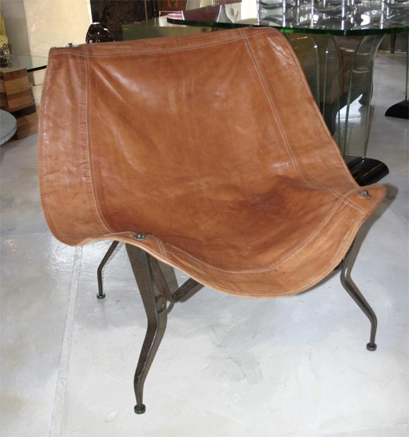 Set of Three Butterfly Chairs and Table