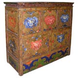 Tibetan painted alter table