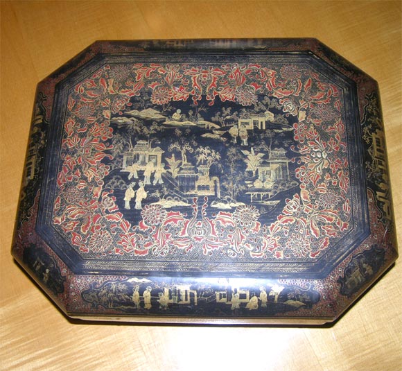 Jappanese Lacquered Game Box