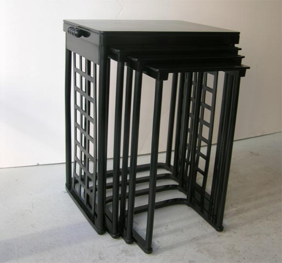 Nest of tables by Josef Hoffmann