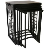 Nest of tables by Josef Hoffmann