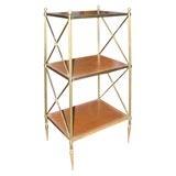Early 20th Century French Three Tiered Etagere