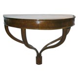 Italian 19th Century Mahogany Console