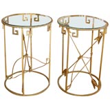 Pair of 'Bow & Arrow' End Tables
