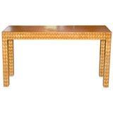 Italian Inlaid Wood Console