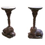 Antique Pair of Incense Stands