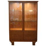 Biedermeier Style Lighted Cabinet