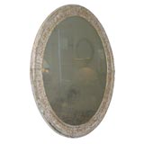 18th Century Oval Mirror in the Manner of Robert Adam