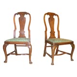 Pair of George II Side Chairs