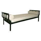 Black neoclassical daybed