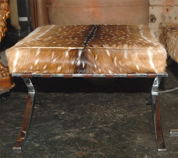 Two Barcelona Footstools 3