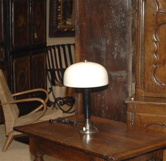 Art Deco alabaster table lamp