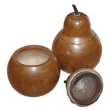 Antique Pair of Wooden Tea Caddies