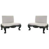 Antique Pair of Anglo-Indian Window Seats