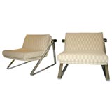 Pair of Lounge Chairs by Milo Baughman