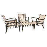Vintage Webbed chair set