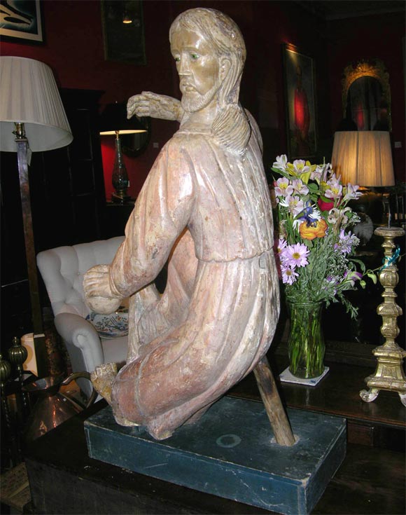 Significant 18th c. Spanish Colonial Christ Figure