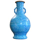 Antique Jumbo turquiose urn