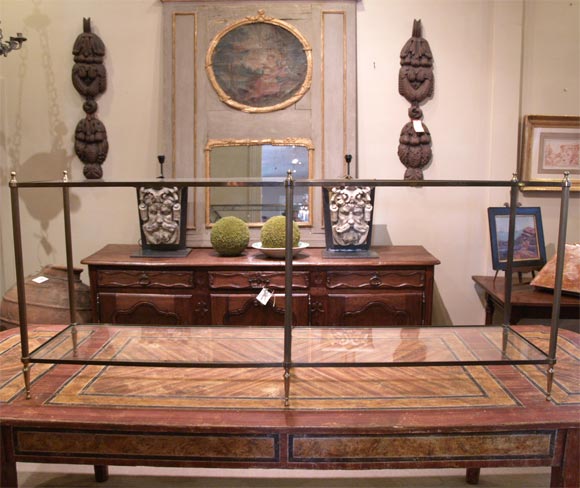 Brass Two-tier Etagere