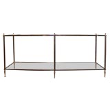 Brass Two-tier Etagere