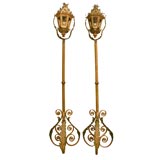 Pair of Tole Lanterns