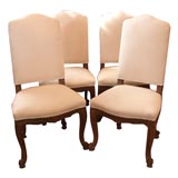 Louis XV Walnut Dining Chairs