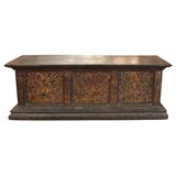 Antique Painted Temple Box from India