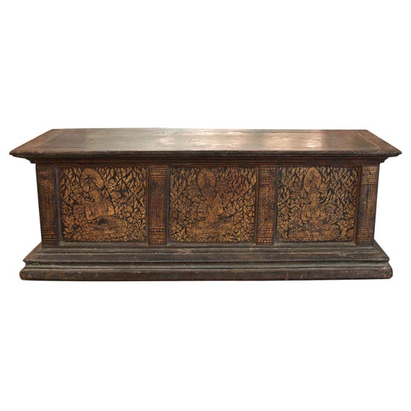 Painted Temple Box from India